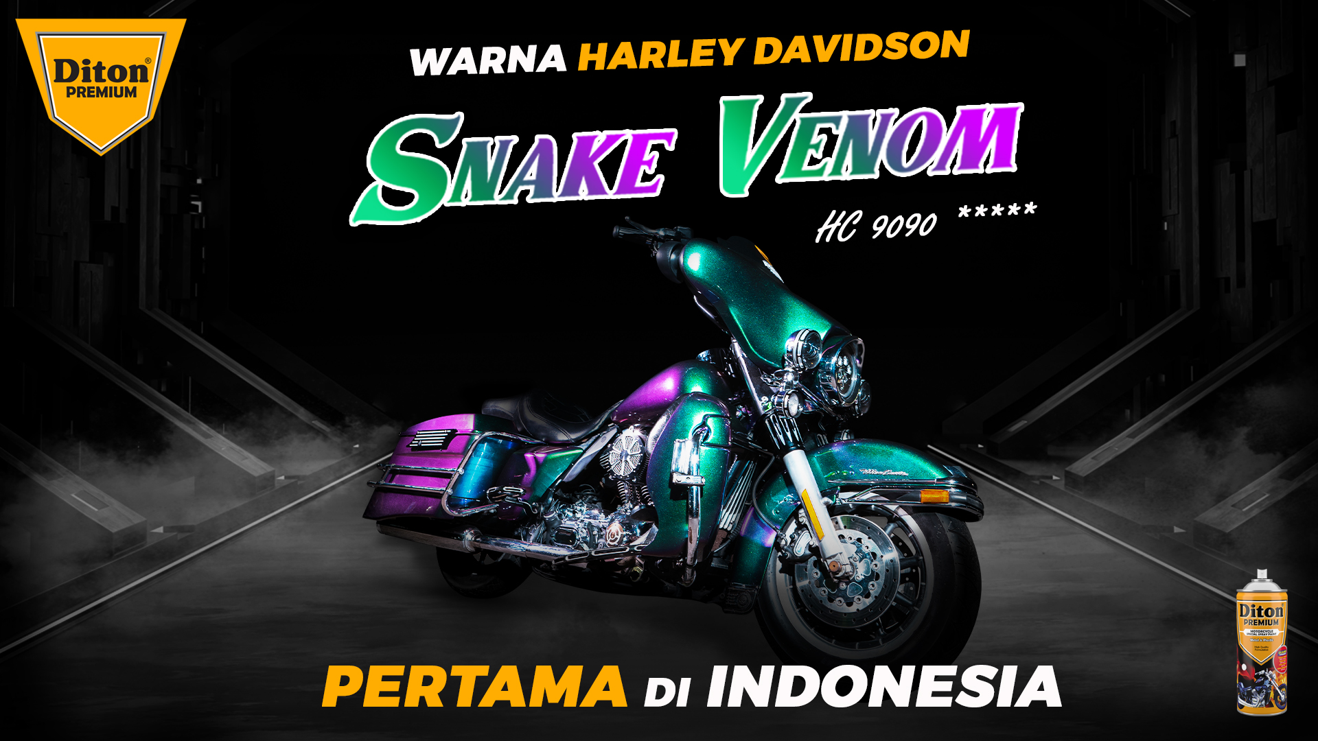 Kejutan di Tahun 2022, Diton Premium Launching Varian Warna Harley Davidson
