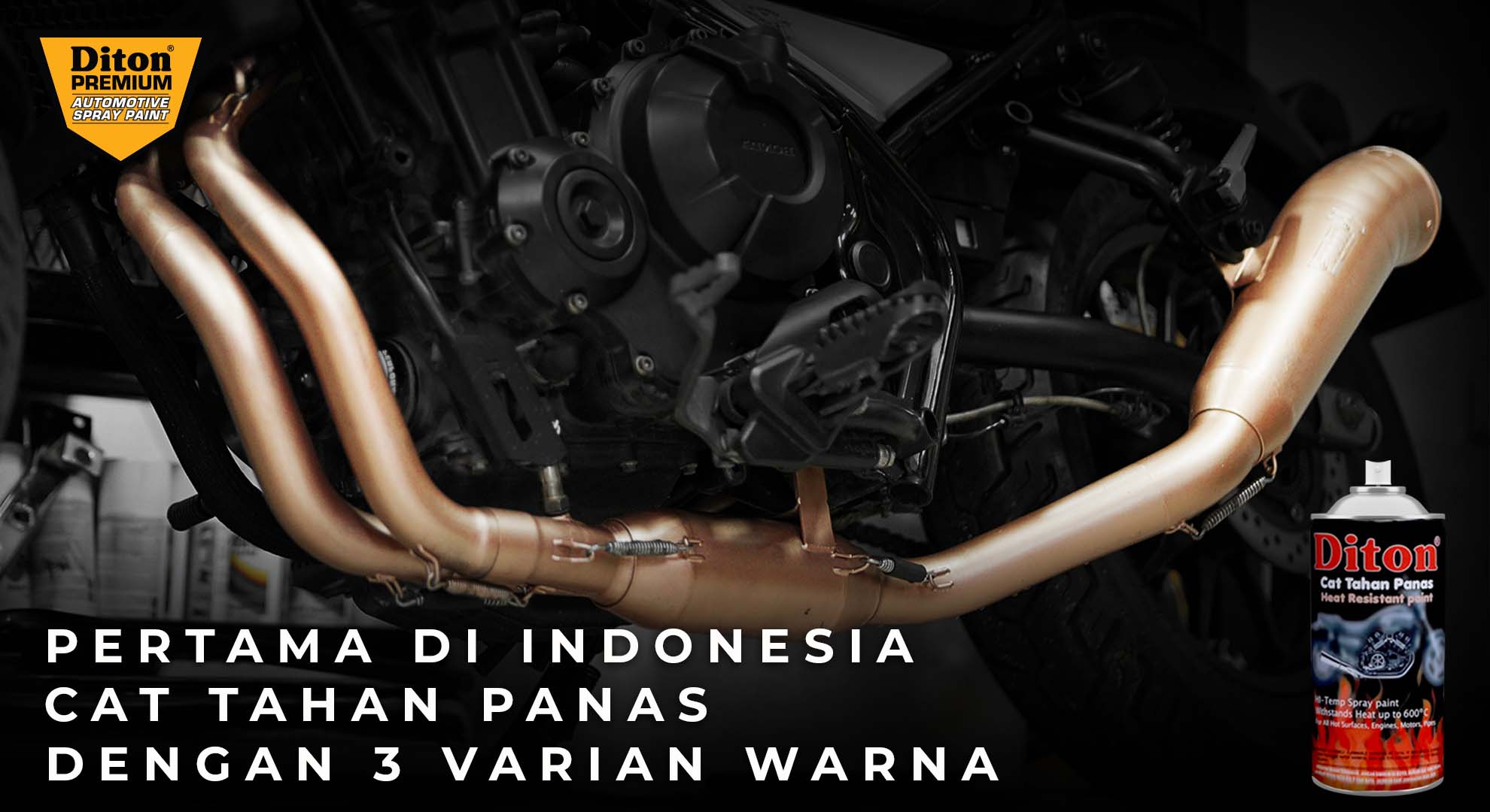 Pertama di Indonesia, Cat Tahan Panas dengan 3 Varian Warna