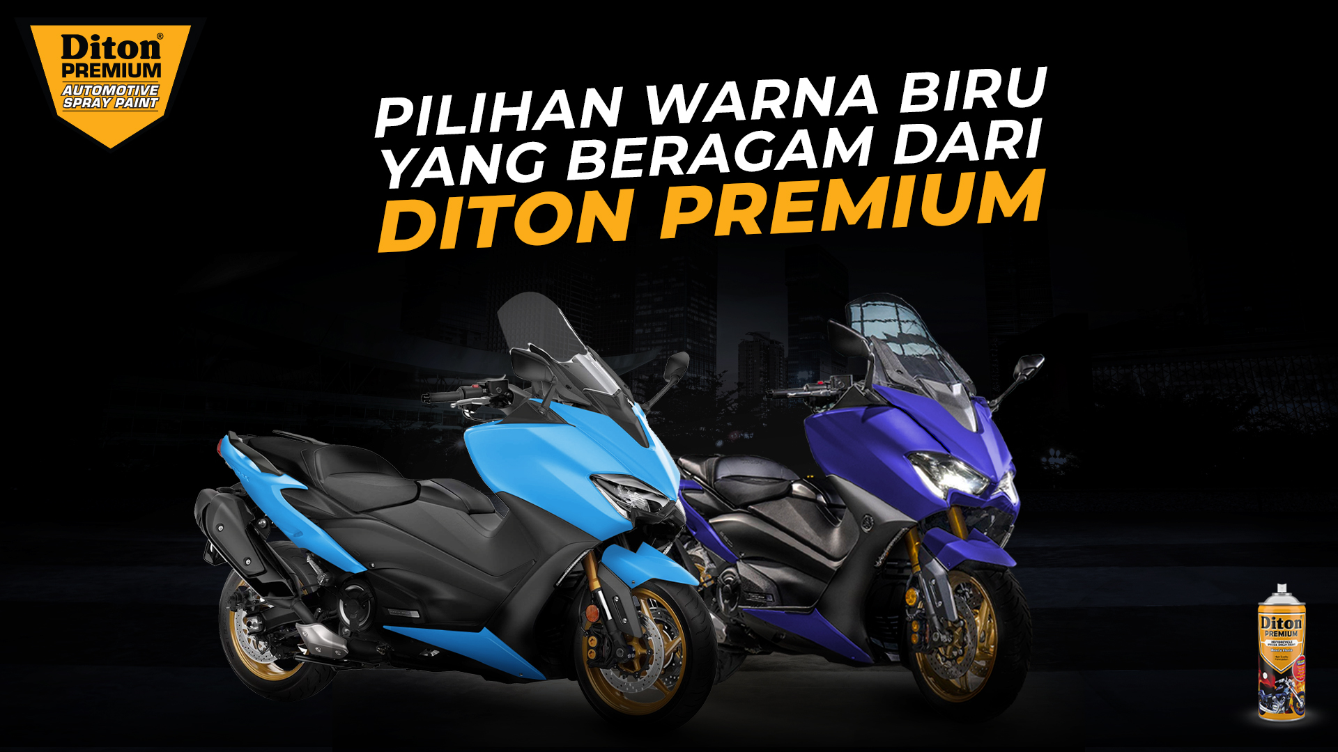 Pilihan Warna Biru Yang Beragam Dari Diton Premium