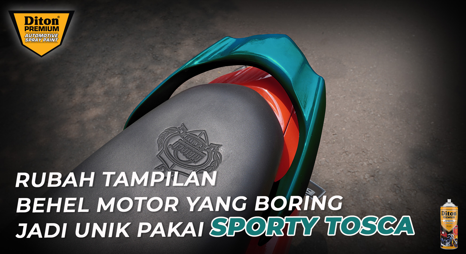 Rubah Tampilan Behel Motor yang Boring Jadi Unik Pakai Sporty Tosca