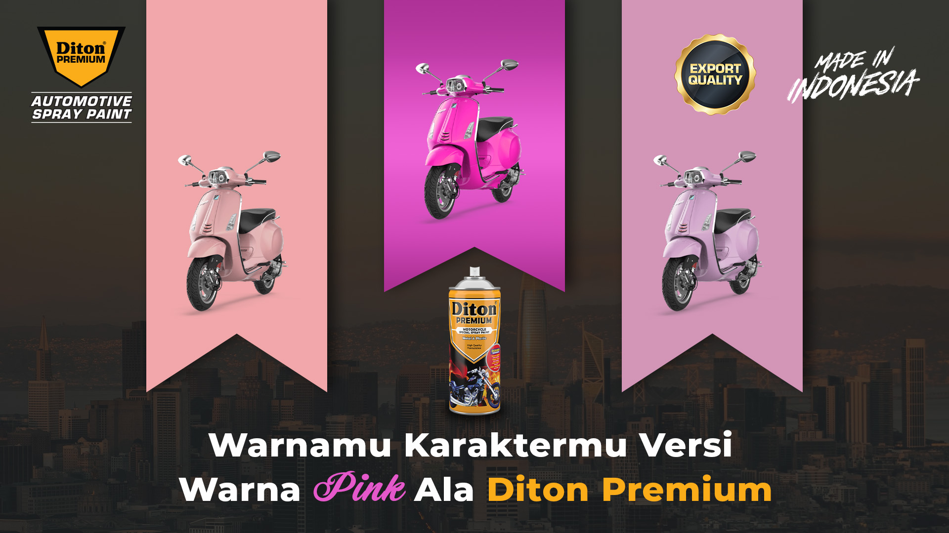 Warnamu Karaktermu Versi Warna Pink Ala Diton Premium
