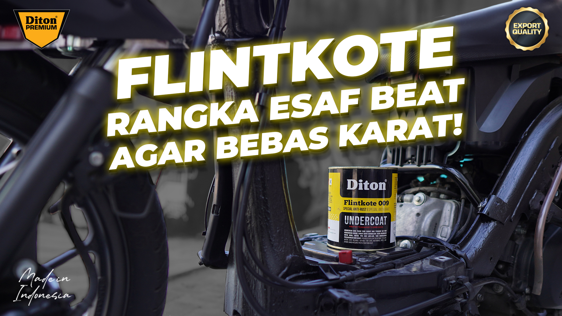 Tips Repaint Rangka Motor Berkarat