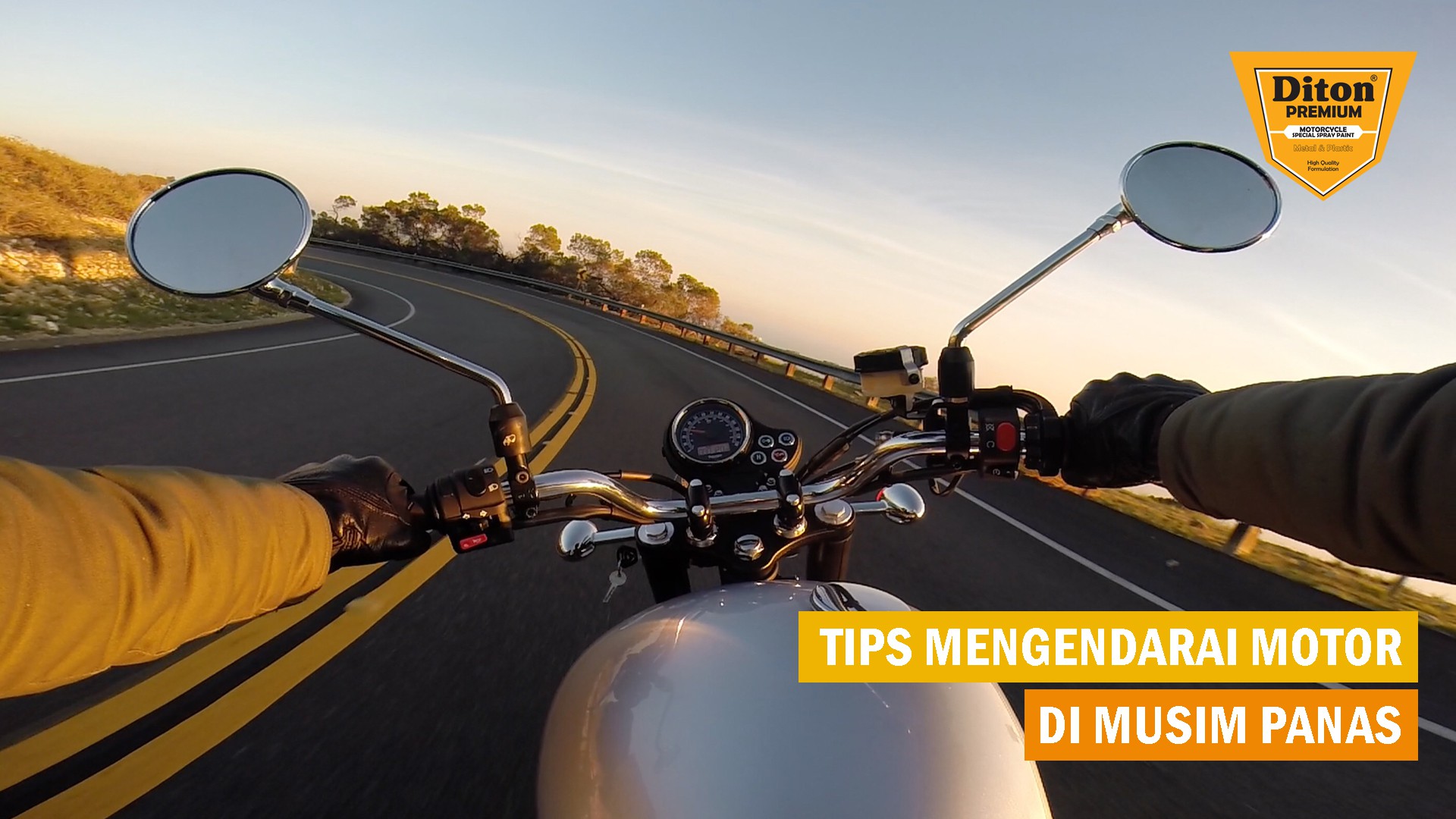 Mengendarai Motor di Musim Panas!