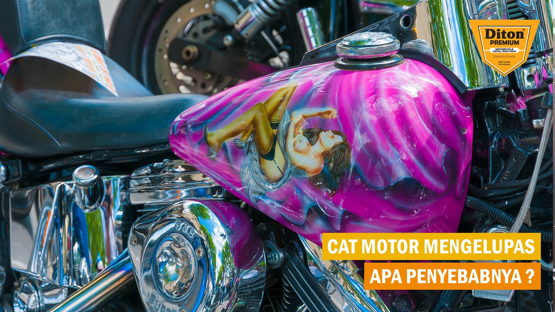 Cat Motor Mengelupas, Kenapa ?