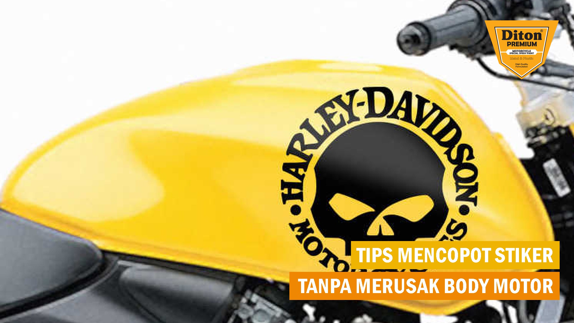 Ingin Mencopot Sticker Tanpa Merusak Body Motormu? Begini Caranya!
