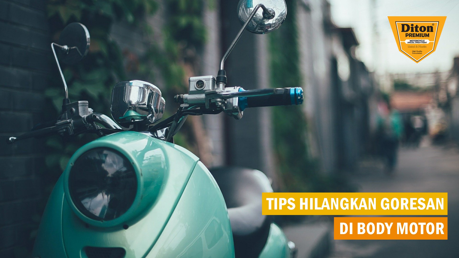 Hilangkan Goresan Body Motor, Apakah Bisa?