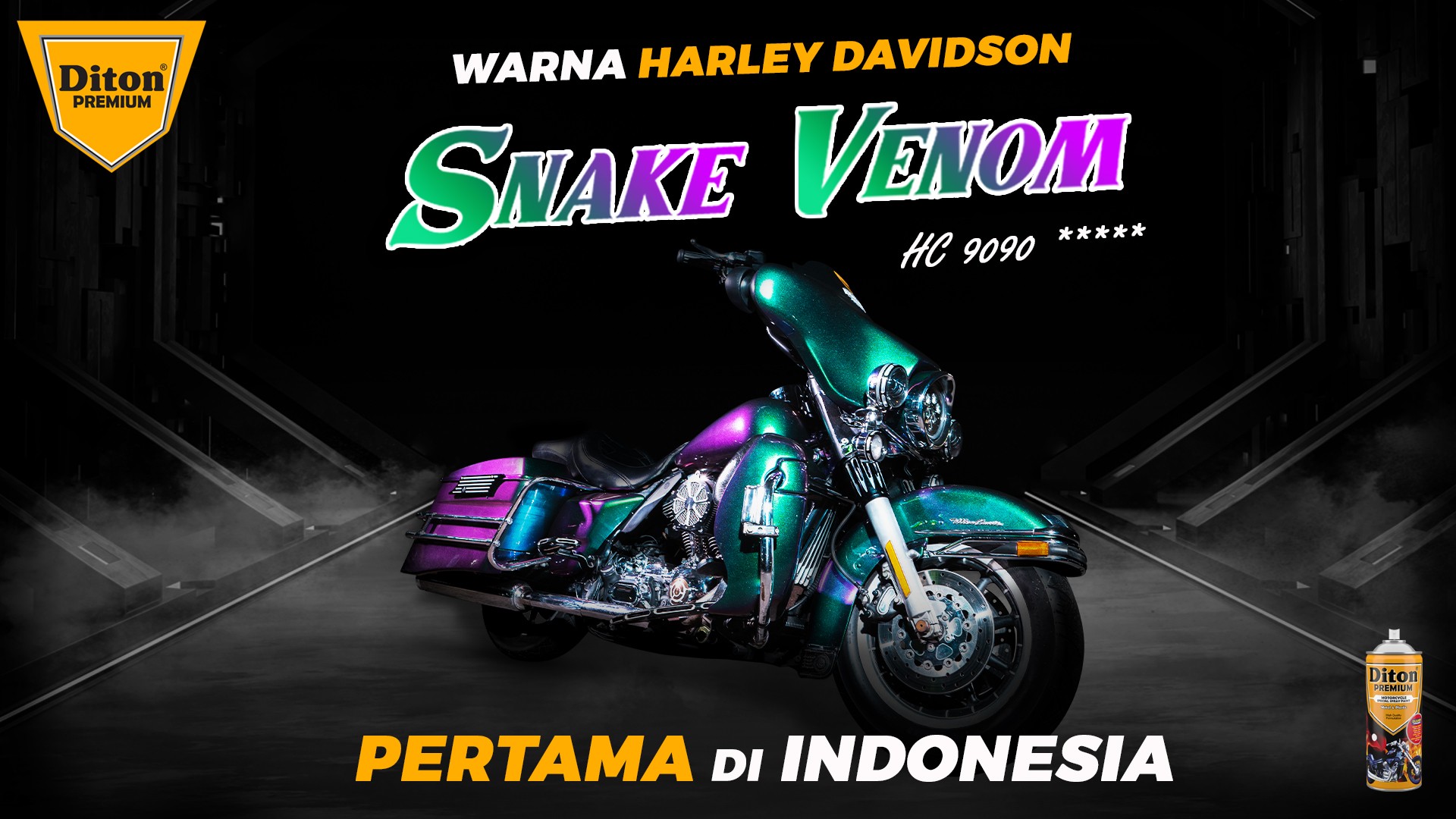 Kejutan di Tahun 2022, Diton Premium Launching Varian Warna Harley Davidson