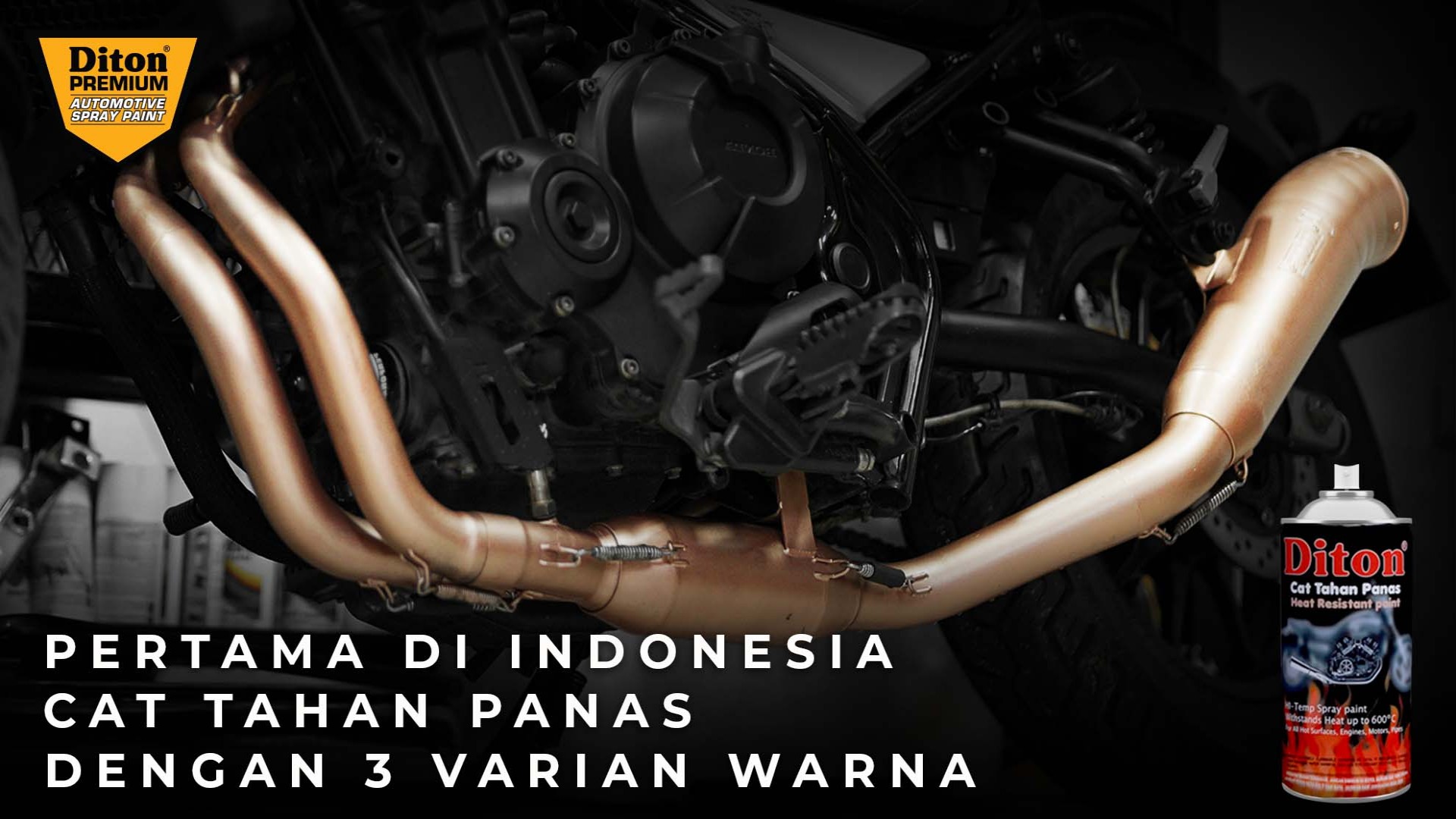 Pertama di Indonesia, Cat Tahan Panas dengan 3 Varian Warna