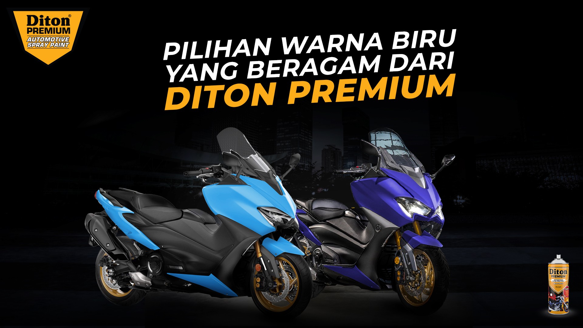 Pilihan Warna Biru Yang Beragam Dari Diton Premium
