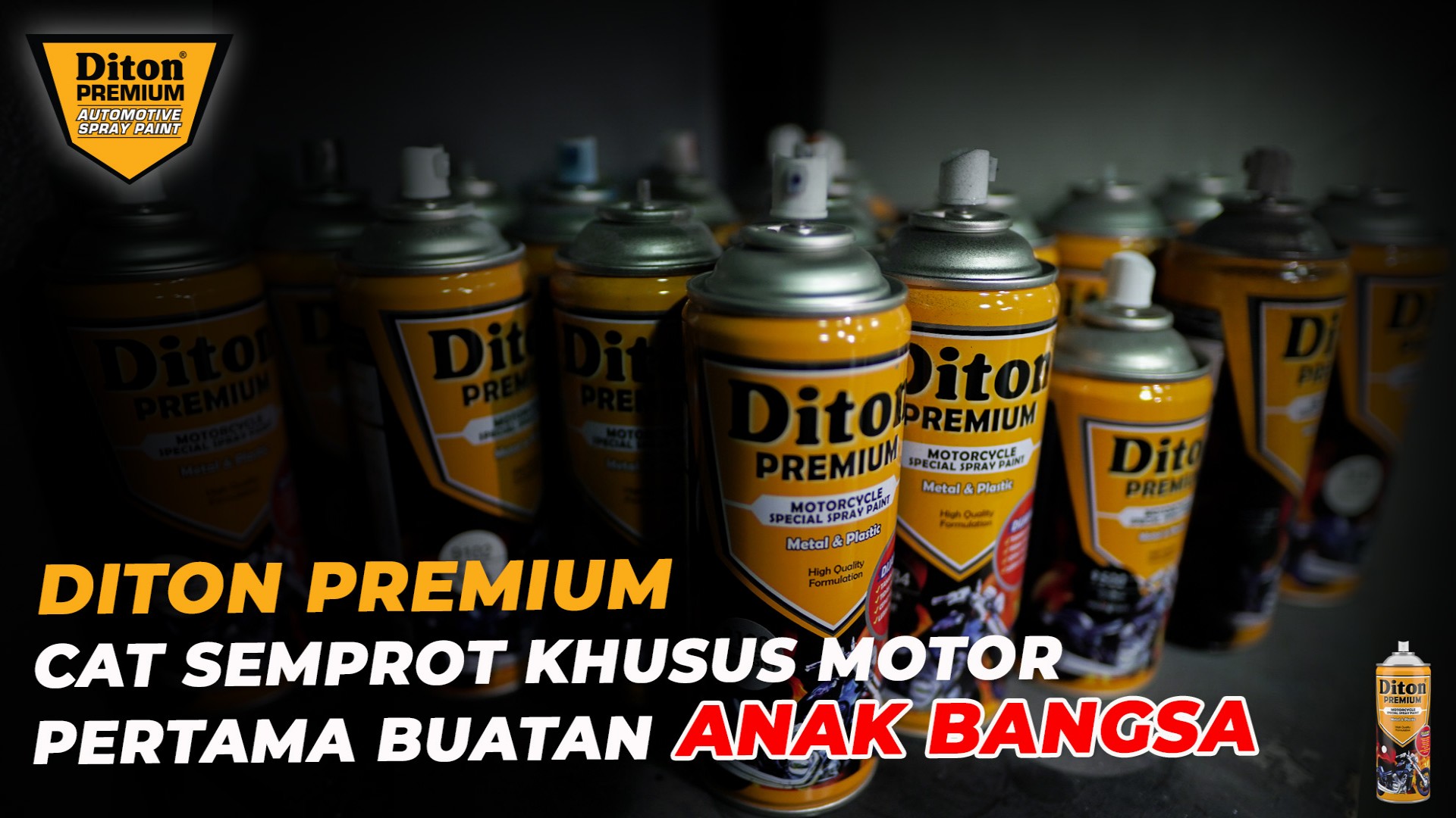 Diton Premium, Cat Semprot Khusus Motor Pertama Buatan Anak Bangsa