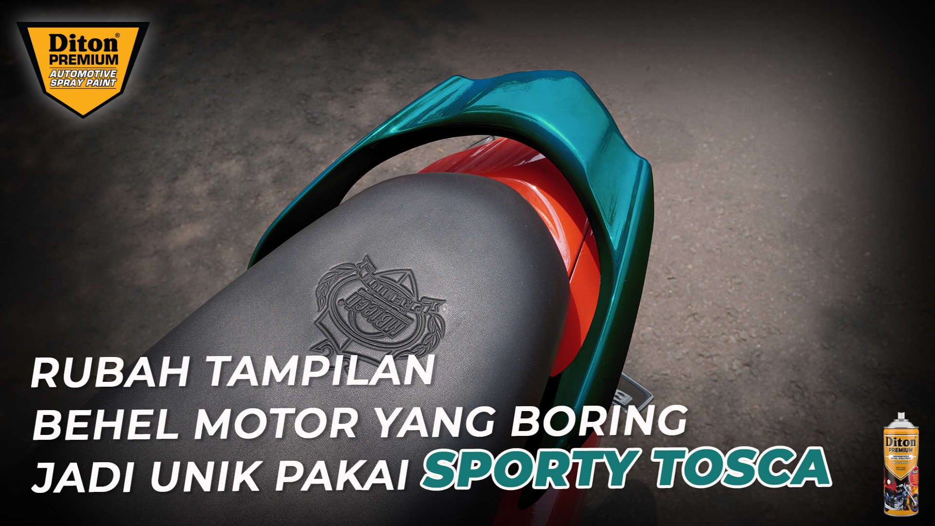 Rubah Tampilan Behel Motor yang Boring Jadi Unik Pakai Sporty Tosca