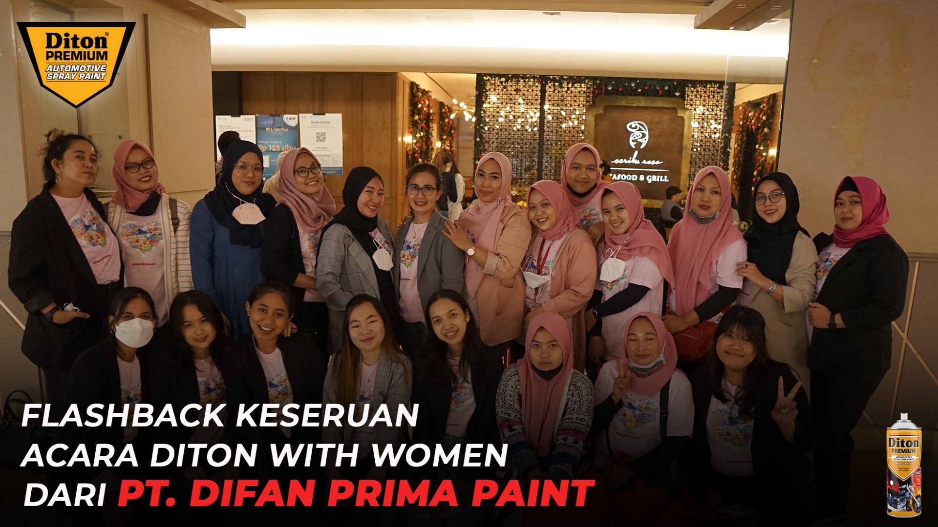 Flashback Keseruan Acara Diton With Women dari PT Difan Prima Paint