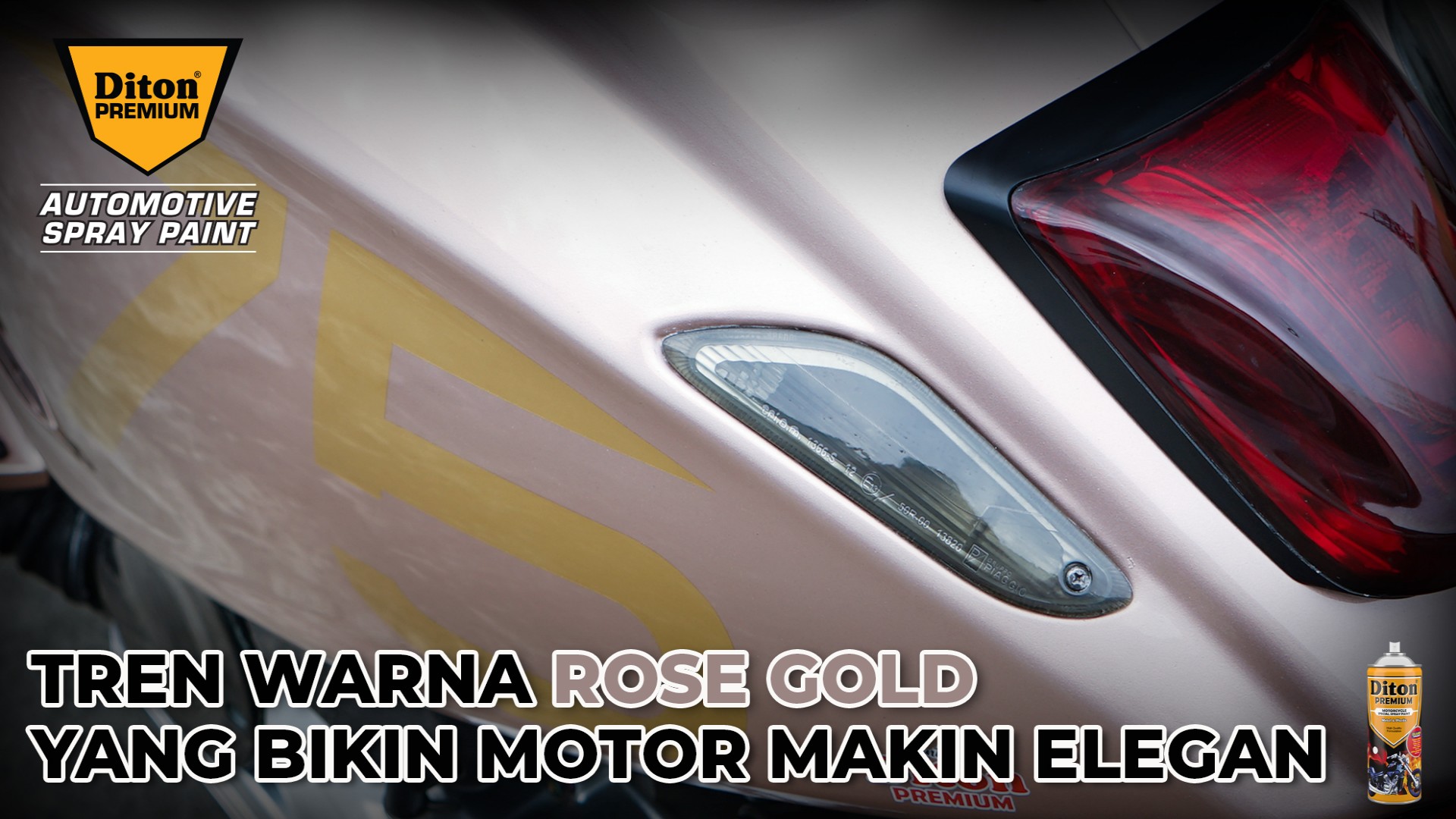 Tren Warna Rose Gold yang Bikin Motor Makin Elegan