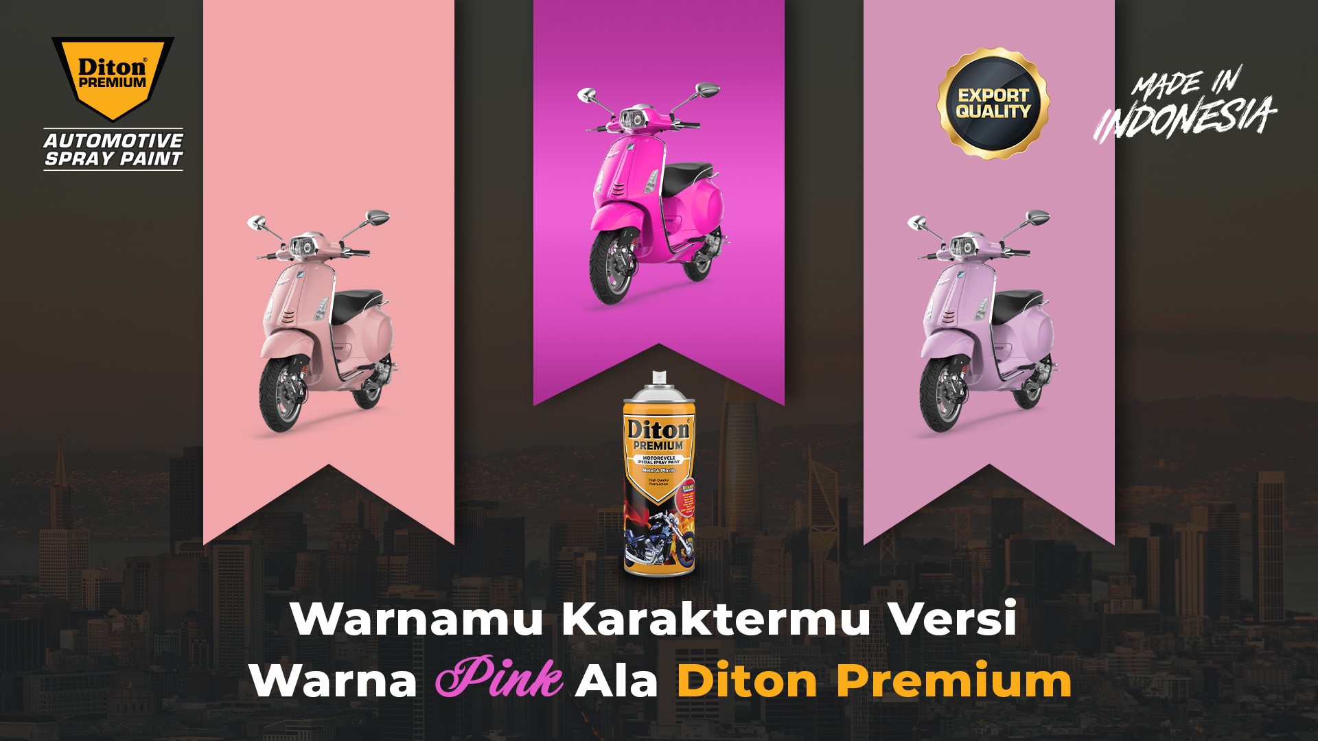 Warnamu Karaktermu Versi Warna Pink Ala Diton Premium