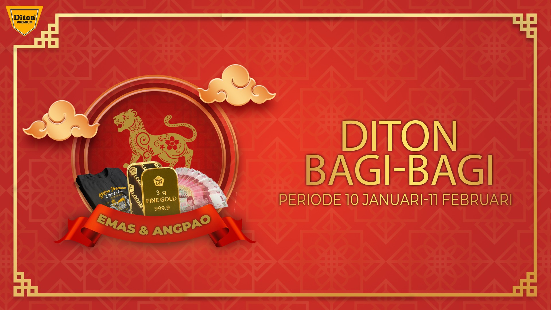 Kilas Balik Diton Repaint Kontes Bagi-bagi Emas & Angpao 2022