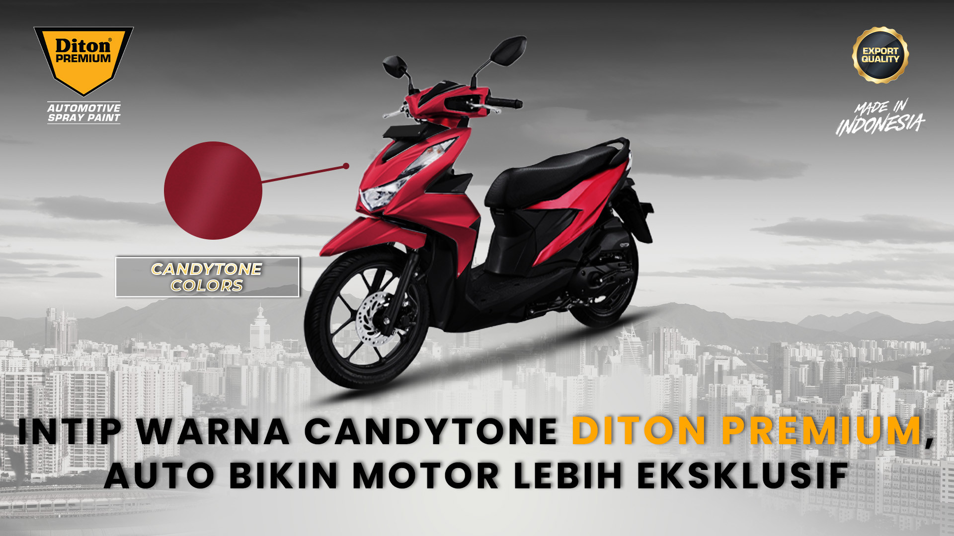 Intip Warna Candy Tone Diton Premium, Auto Bikin Motor Lebih Eksklusif