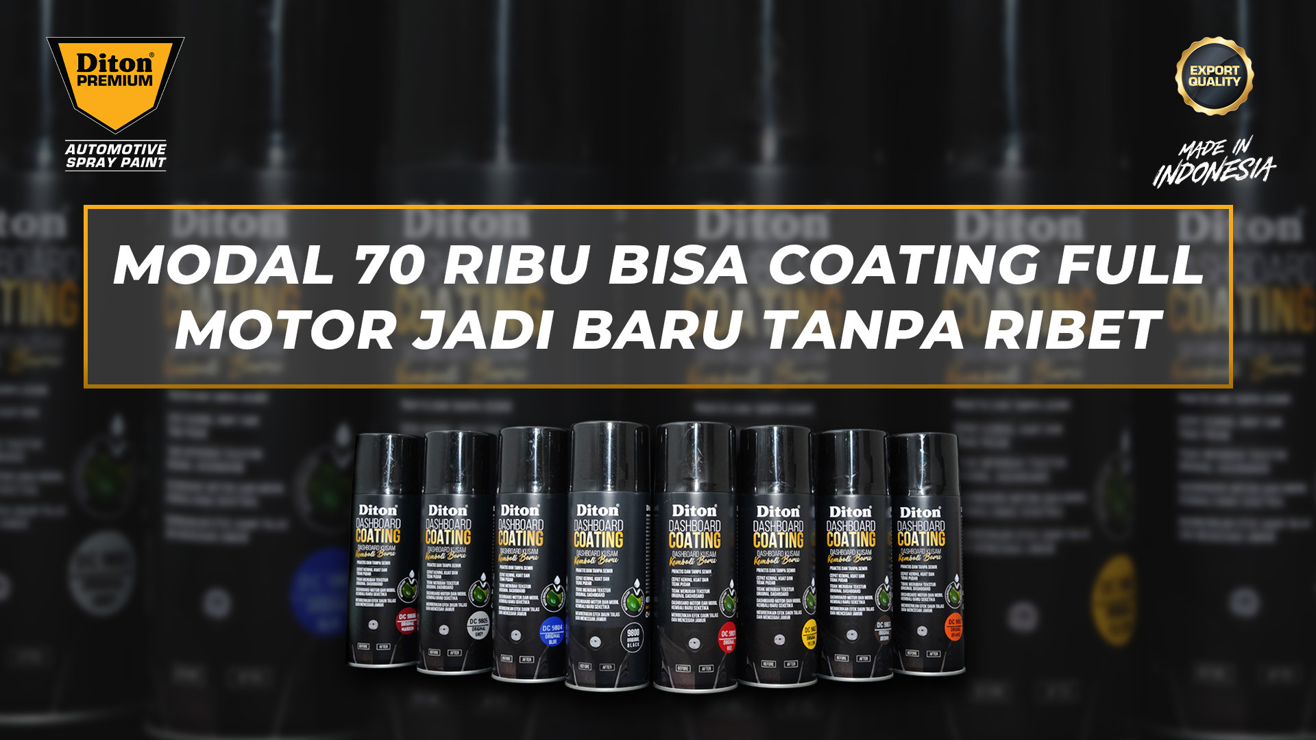 Modal 70 Ribu Bisa Coating Full Motor Jadi Baru Tanpa Ribet