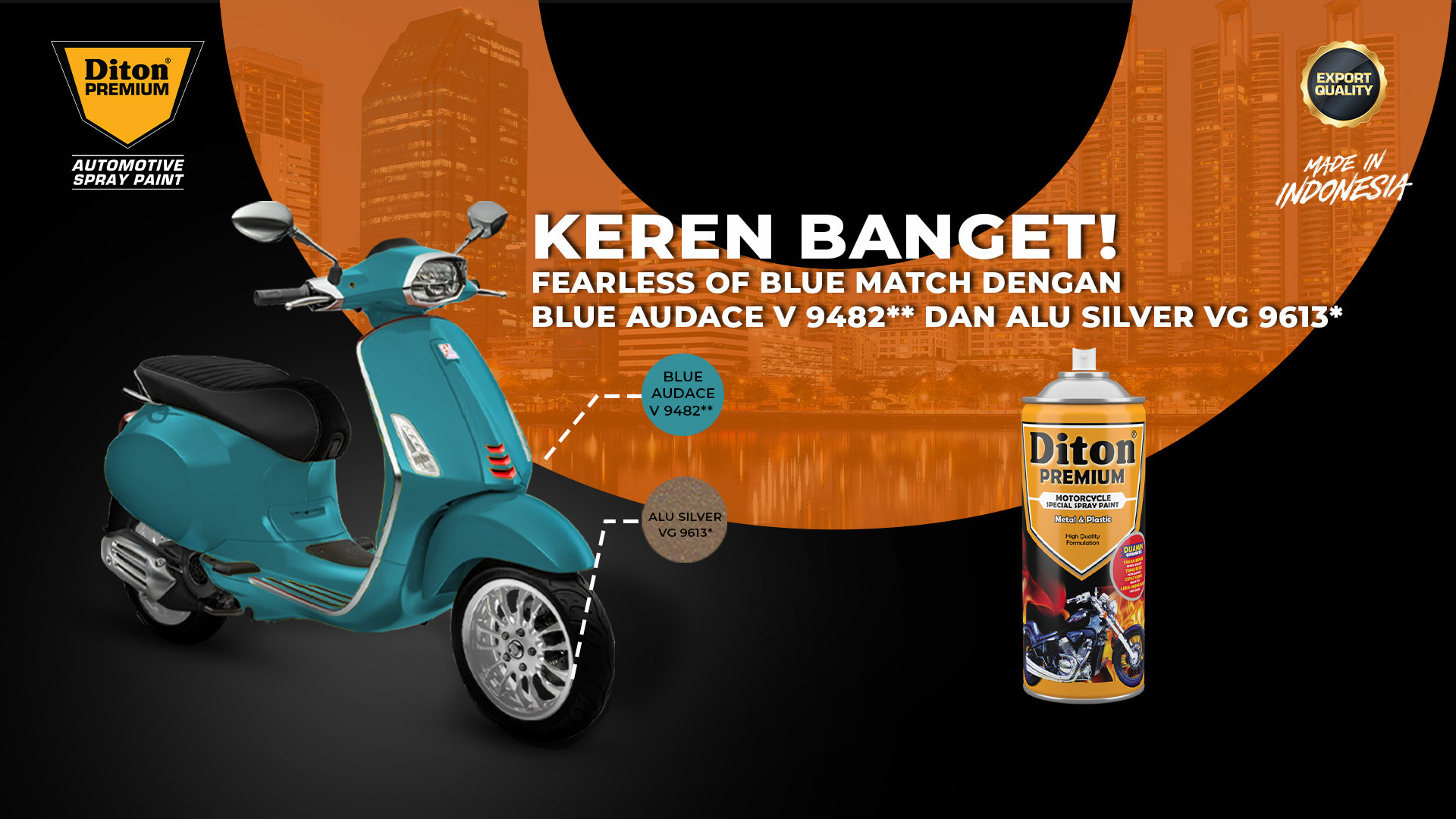Keren Banget! Fearless of Blue Match dengan Blue Audace V 9842 dan Alu Silver VG 9613