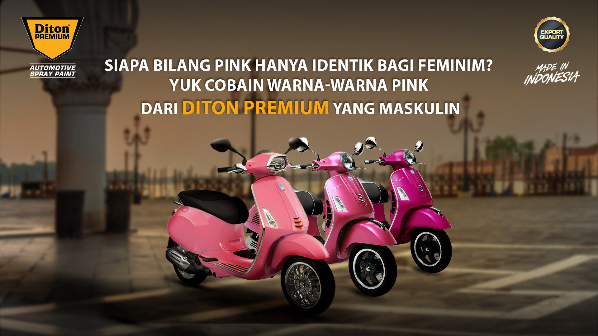 Siapa Bilang Pink Hanya Identik Bagi Feminim? Yuk Cobain Warna-warna Pink dari Diton Premium yang Maskulin