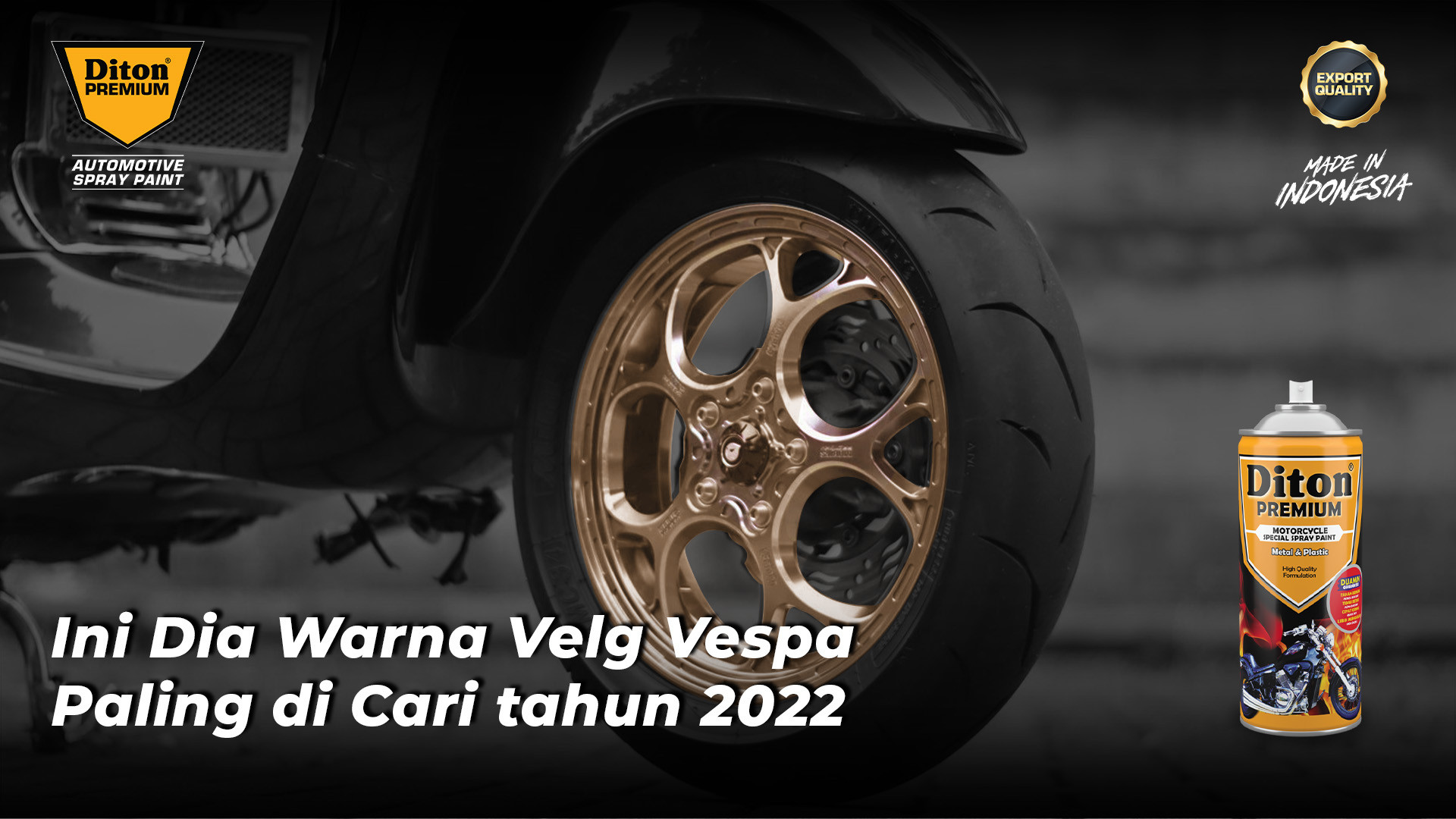 Ini Dia Warna Velg Vespa Paling Dicari Tahun 2022