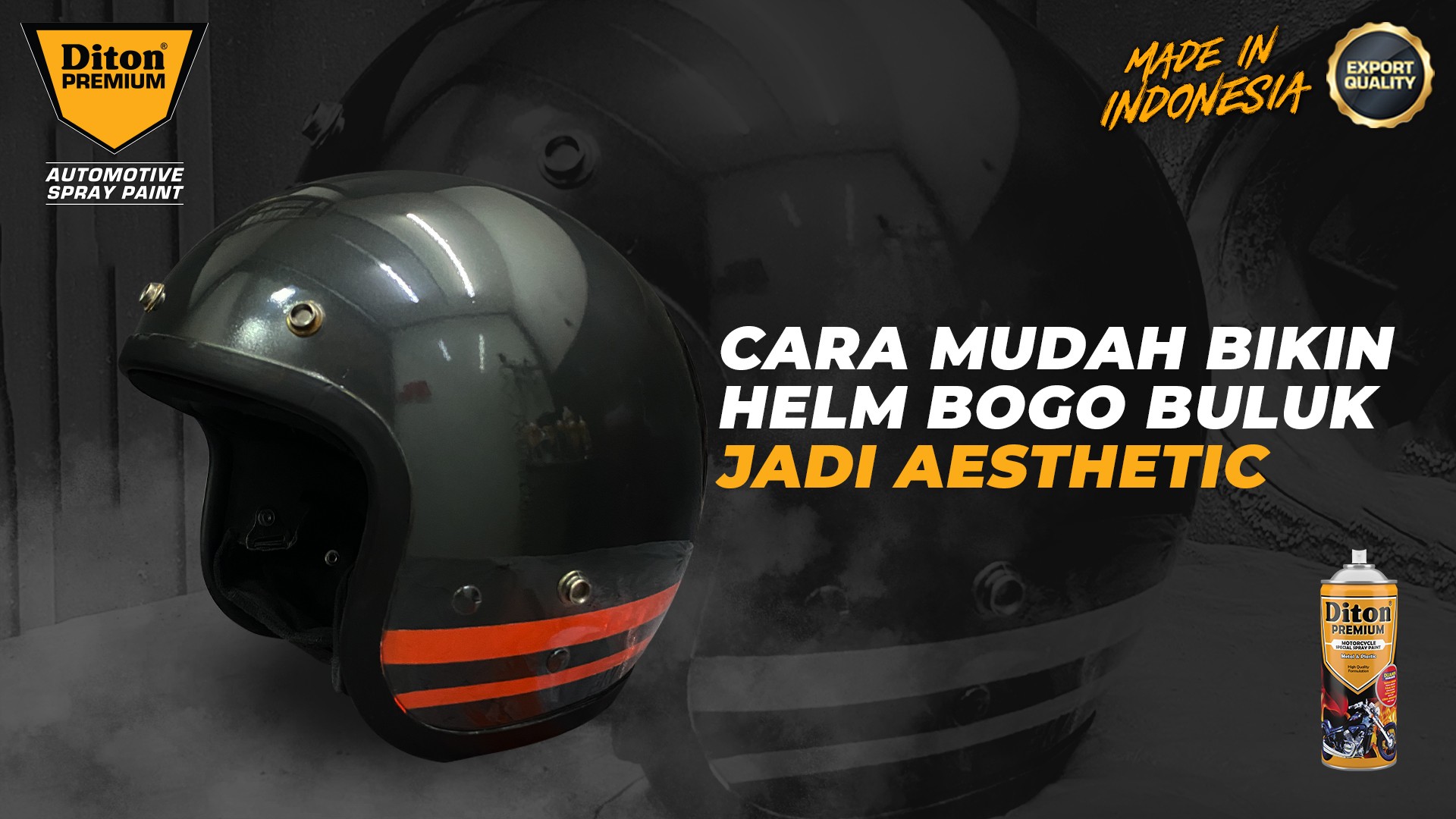 Cara Mudah Bikin Helm Bogo Buluk Jadi Aesthetic