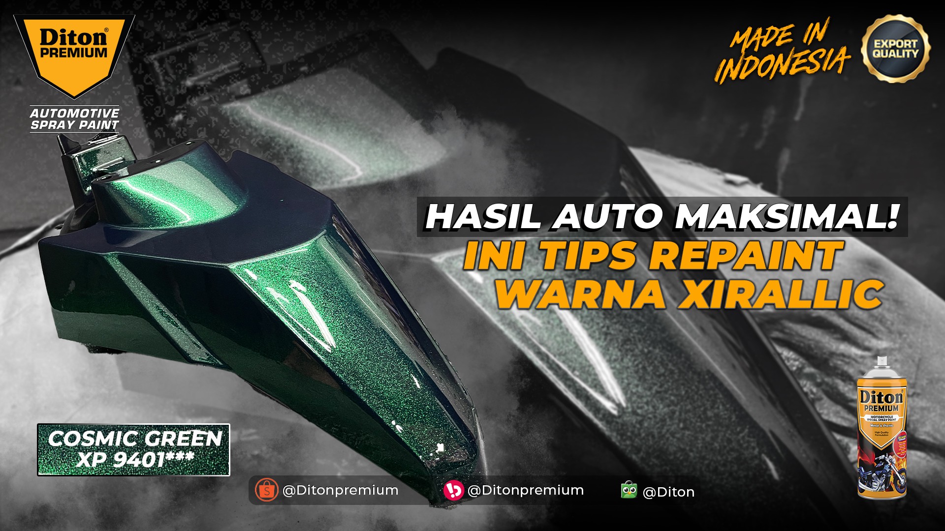 Hasil Auto Maksimal! Ini Tips Repaint Warna Xirallic