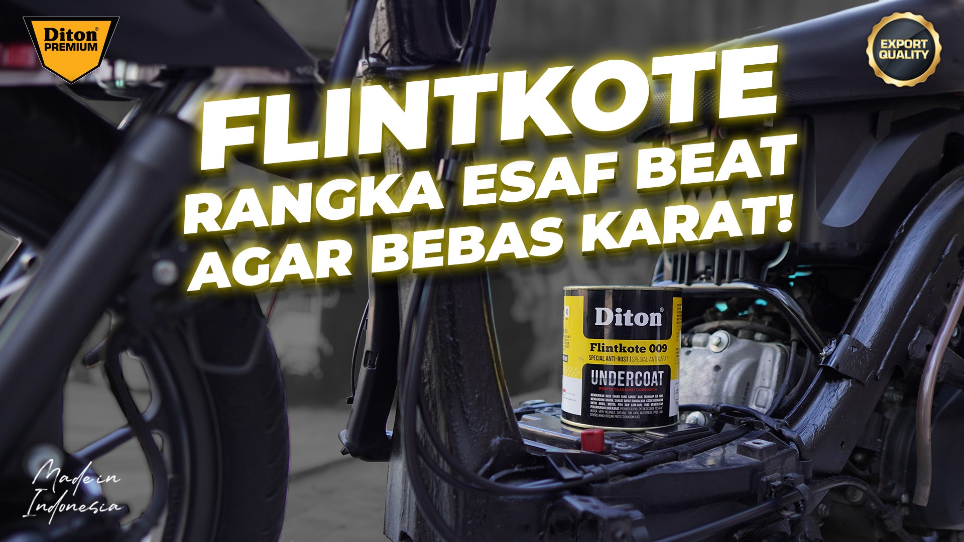 Tips Repaint Rangka Motor Berkarat