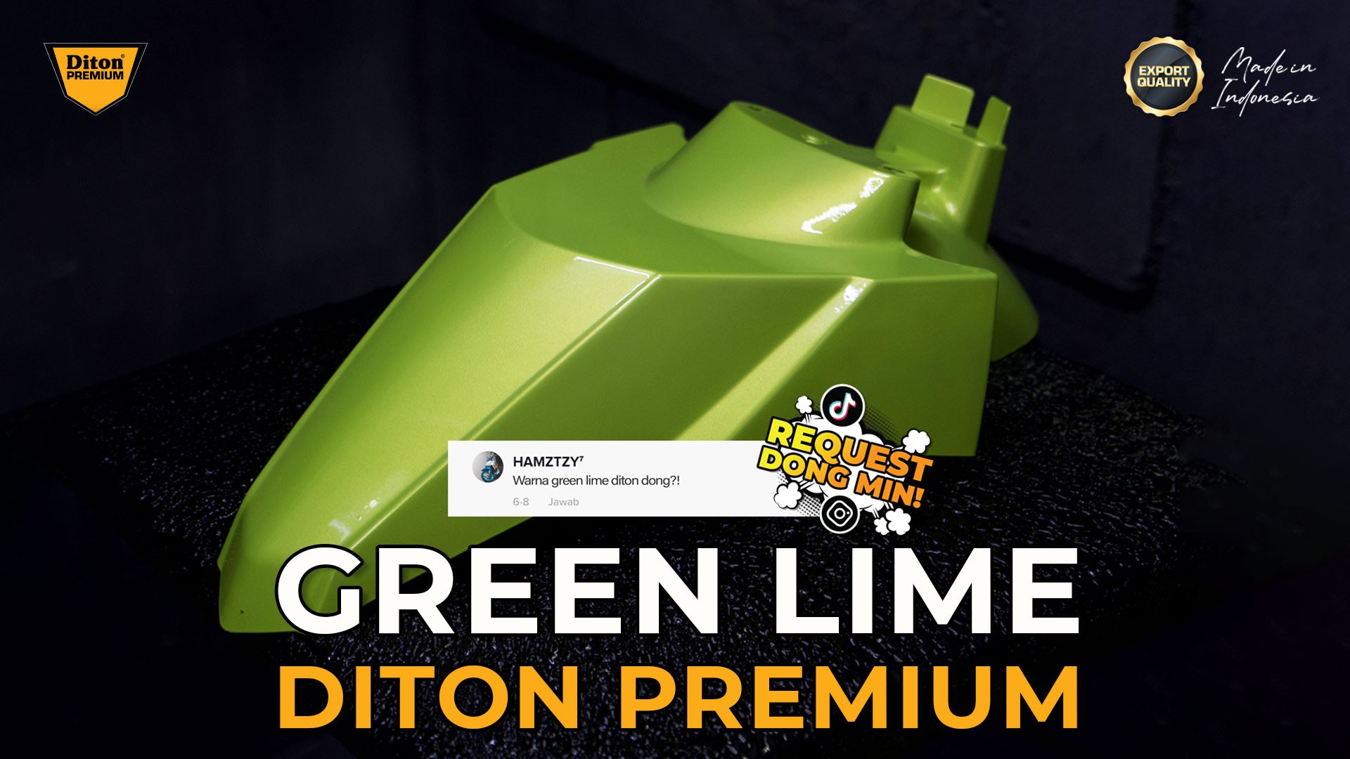 Tutorial Bikin Warna Lime Green dari Diton Premium