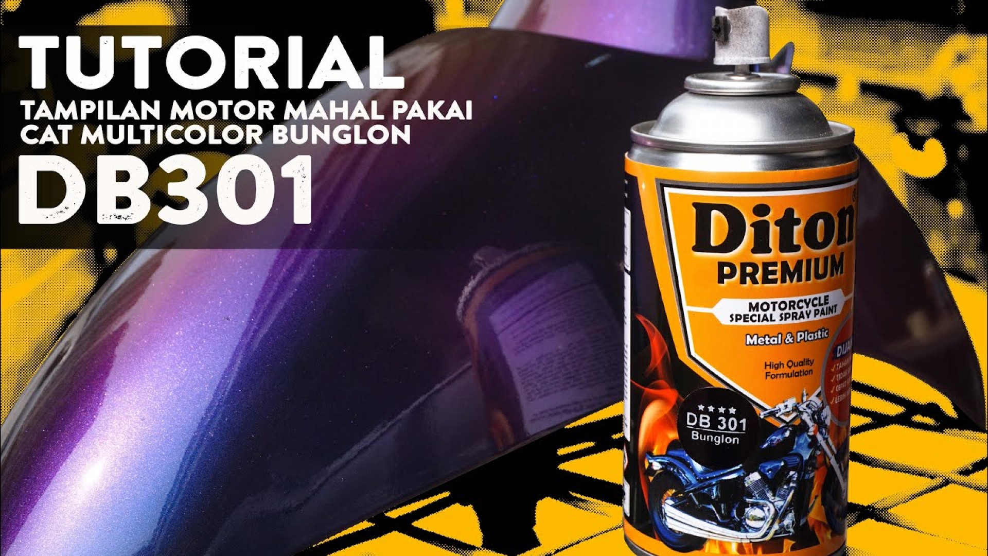 TUTORIAL PENGECATAN BUNGLON CHAMELEON 3D PAINT DB 301 - DITON PREMIUM