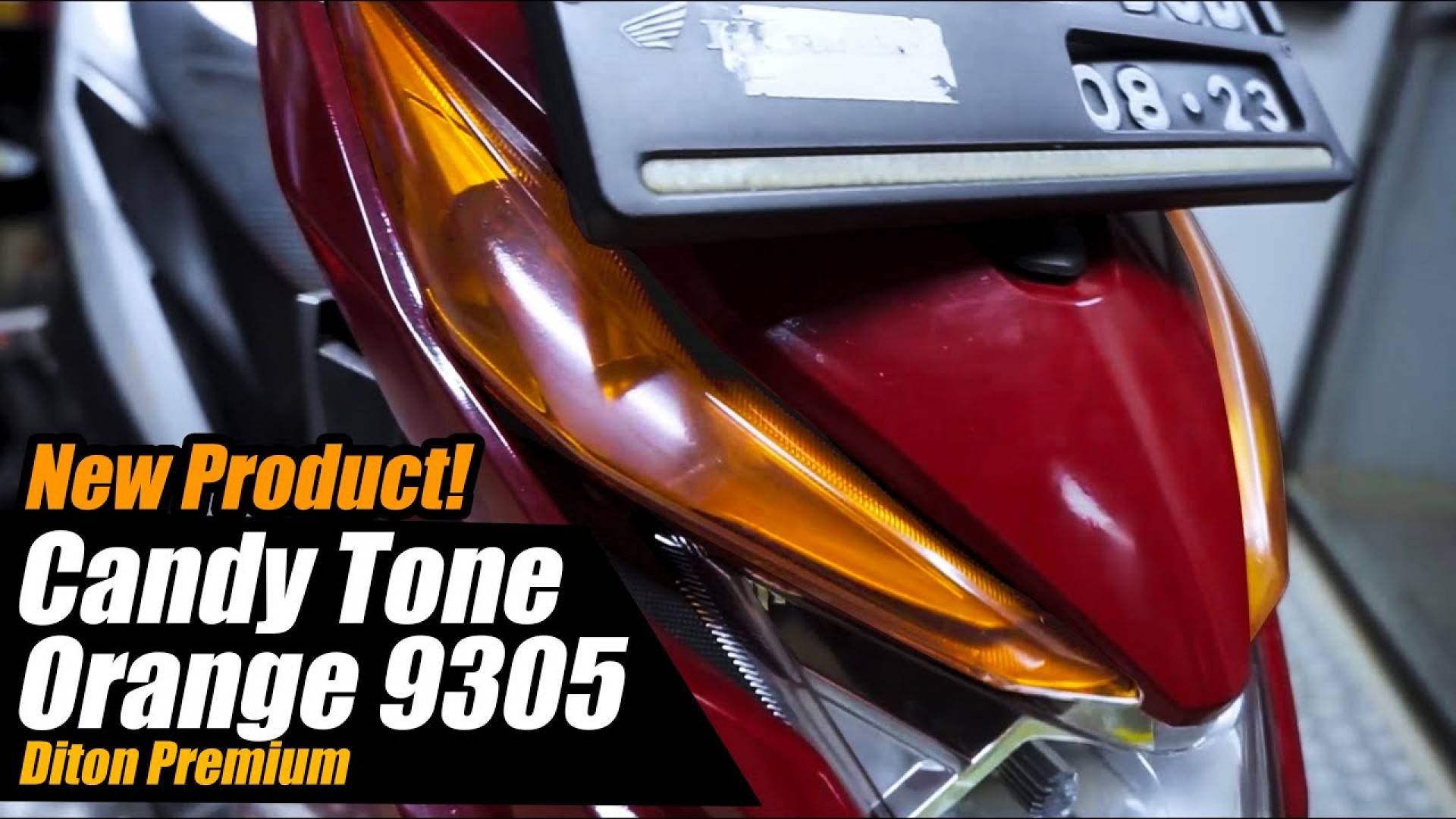 TUTORIAL SMOKE LAMP AUTO BIKIN MOTOR JADI KECE | CANDY TONE ORANGE 9305