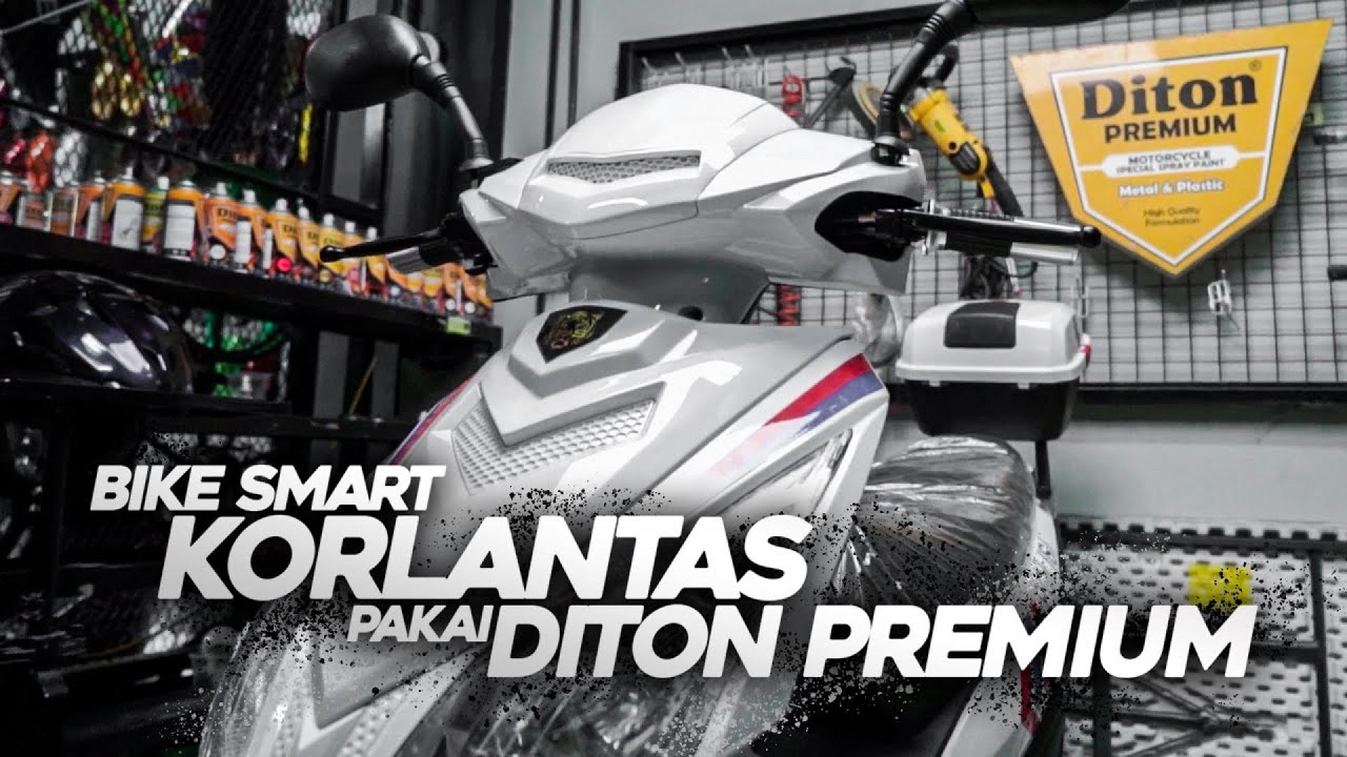 MOTOR LISTRIK POLISI - BIKE SMART TAMPIL BEDA DENGAN CAT DITON PREMIUM!