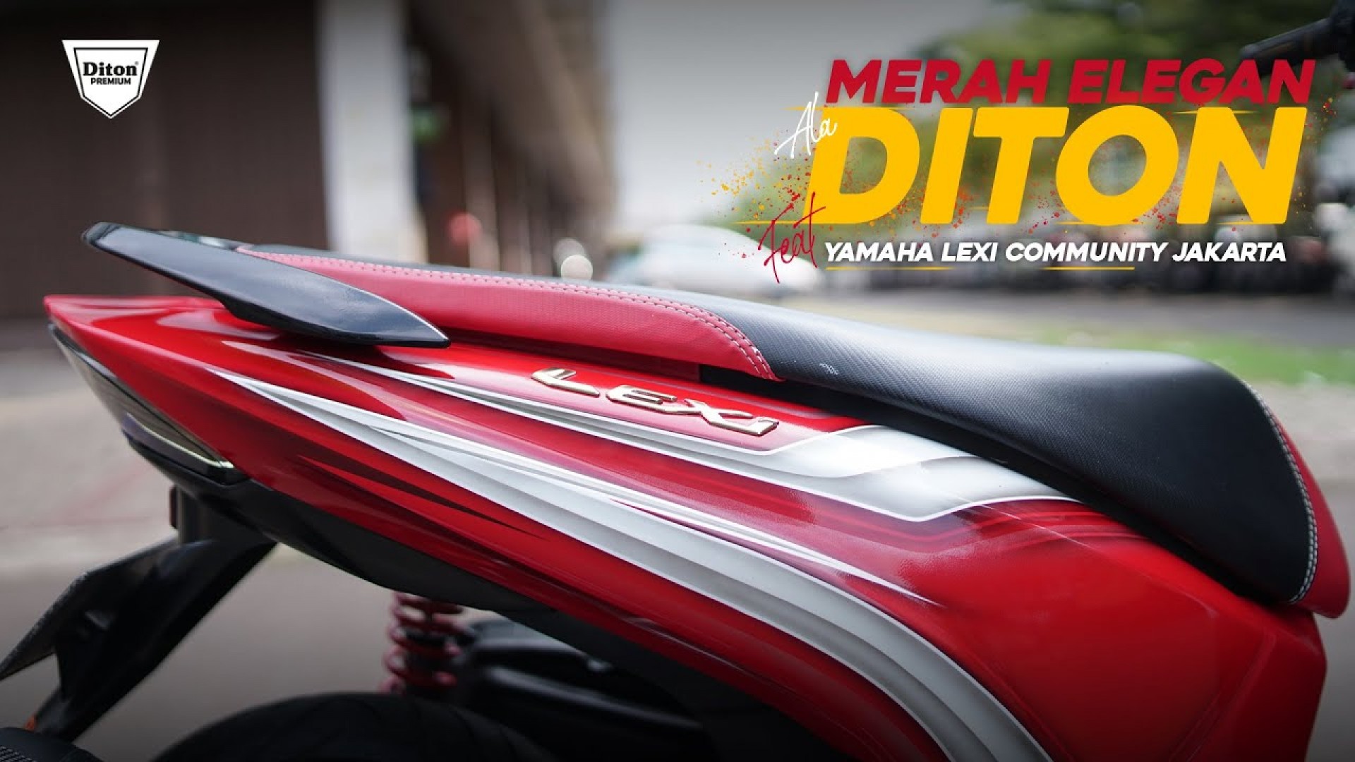 SI MERAH SEXY, KADO TERBAIK ANNIVERSARY YAMAHA LEXI COMMUNITY JAKARTA!