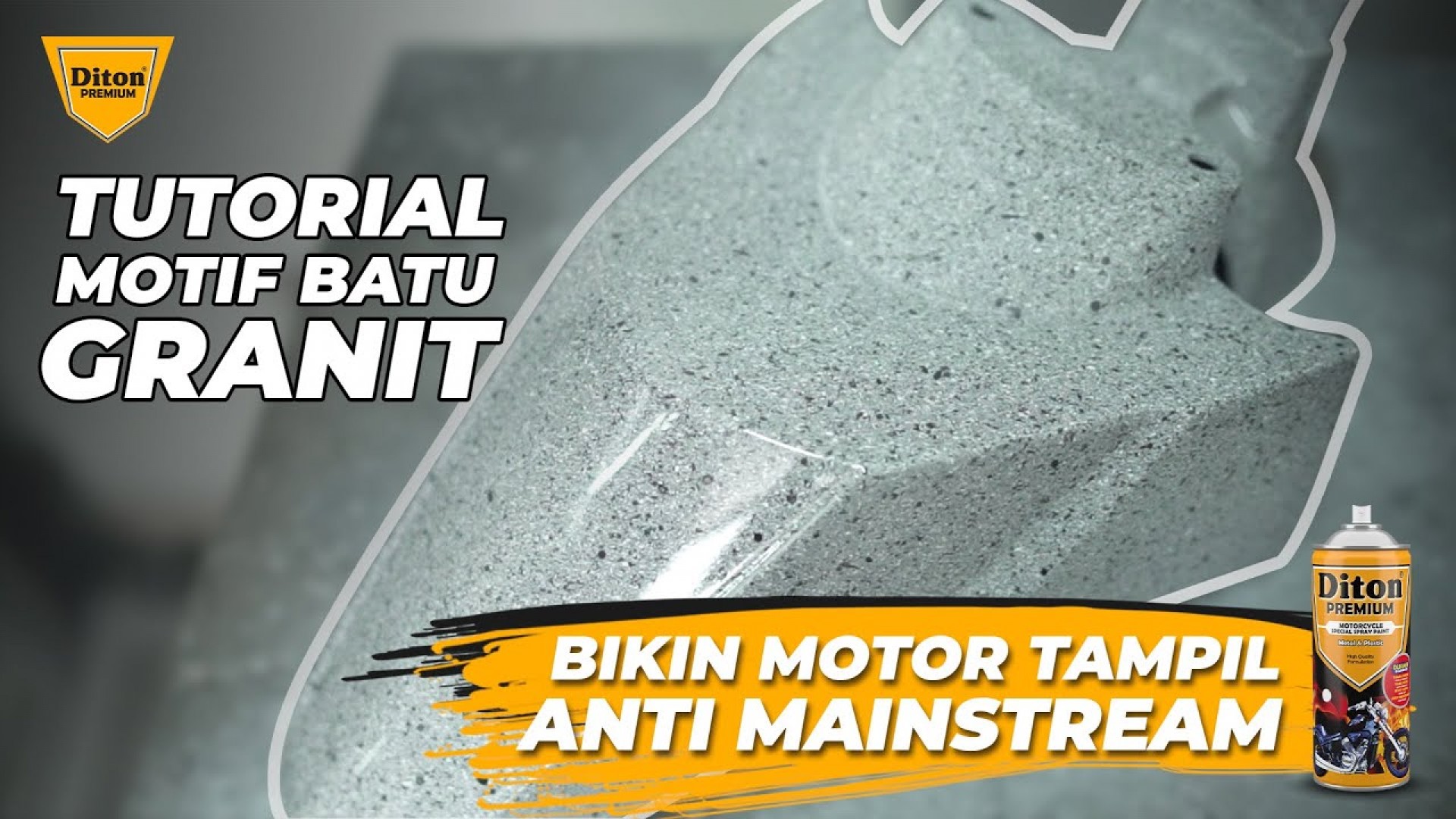 CARA PRAKTIS BUAT MOTIF GRANIT "CUMA BUTUH 3 BAHAN" | DITON PREMIUM