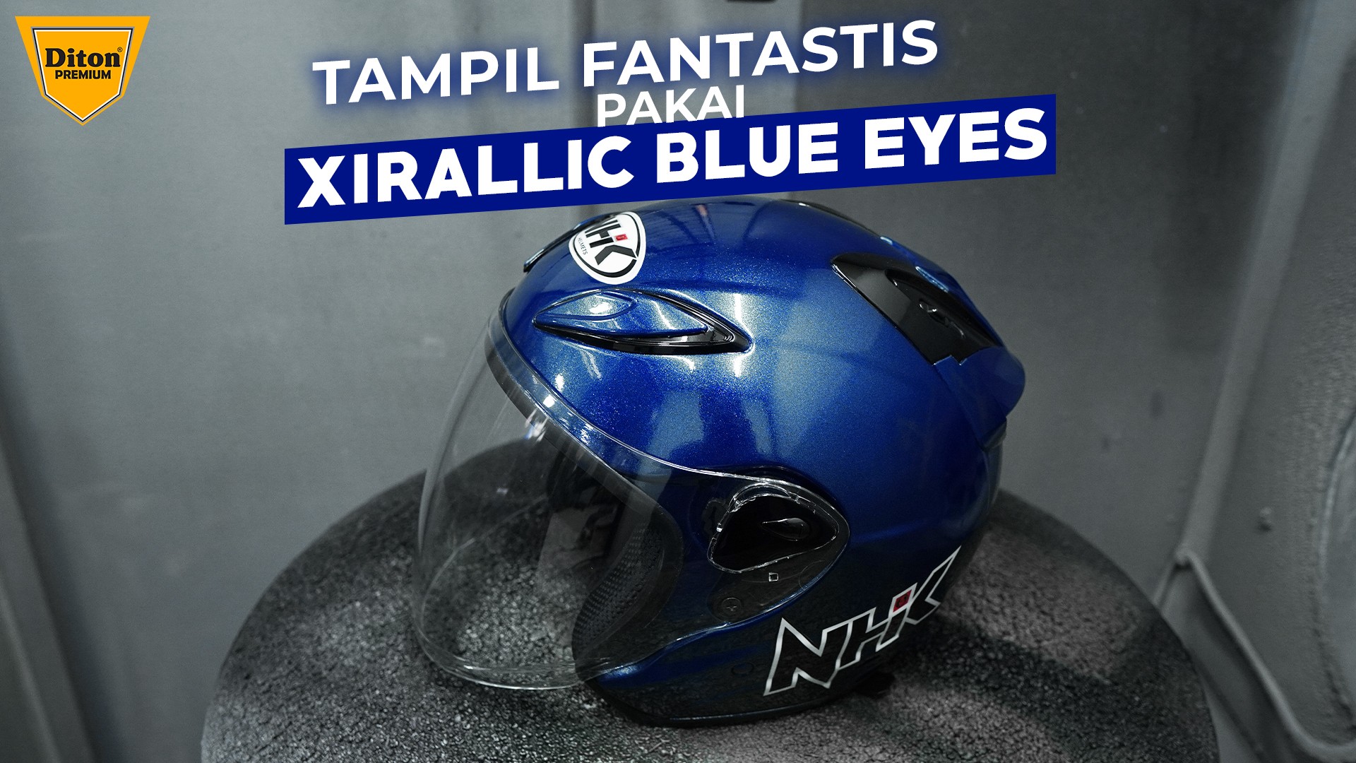 HELM BERKELAS DENGAN WARNA XIRALLIC BLUE EYES XP 9403*** | DITON PREMIUM