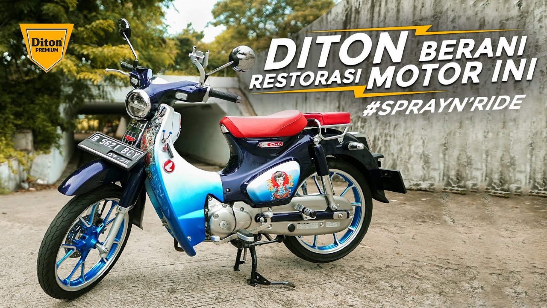 RESTORASI MOTOR LANGKA HONDA SUPERCUB | DITON PREMIUM