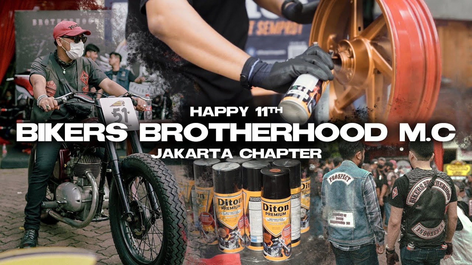 DITON PREMIUM AT ANNIVERSARY BIKERS BROTHERHOOD MC - JAKARTA CHAPTER | DITON PREMIUM