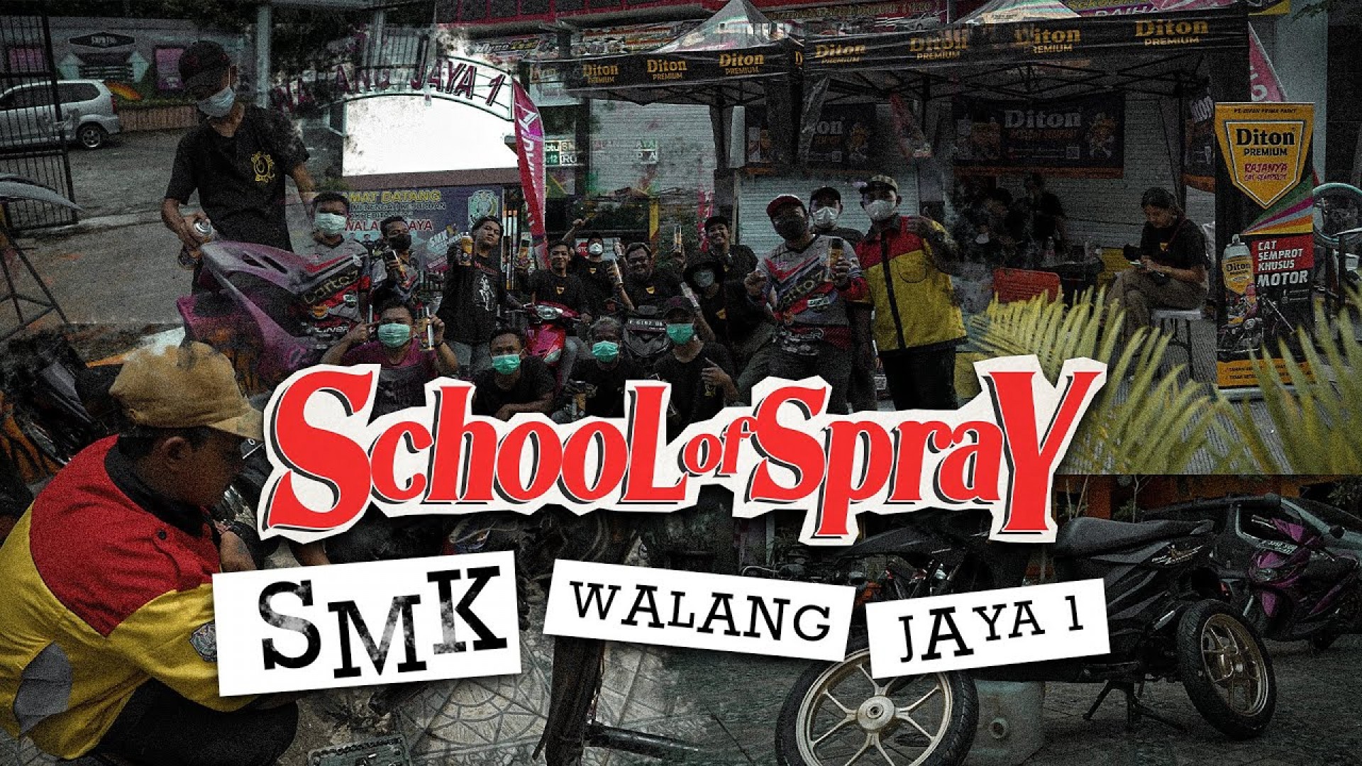 "SCHOOL OF SPRAY" AT SMK WALANG JAYA | DITON PREMIUM