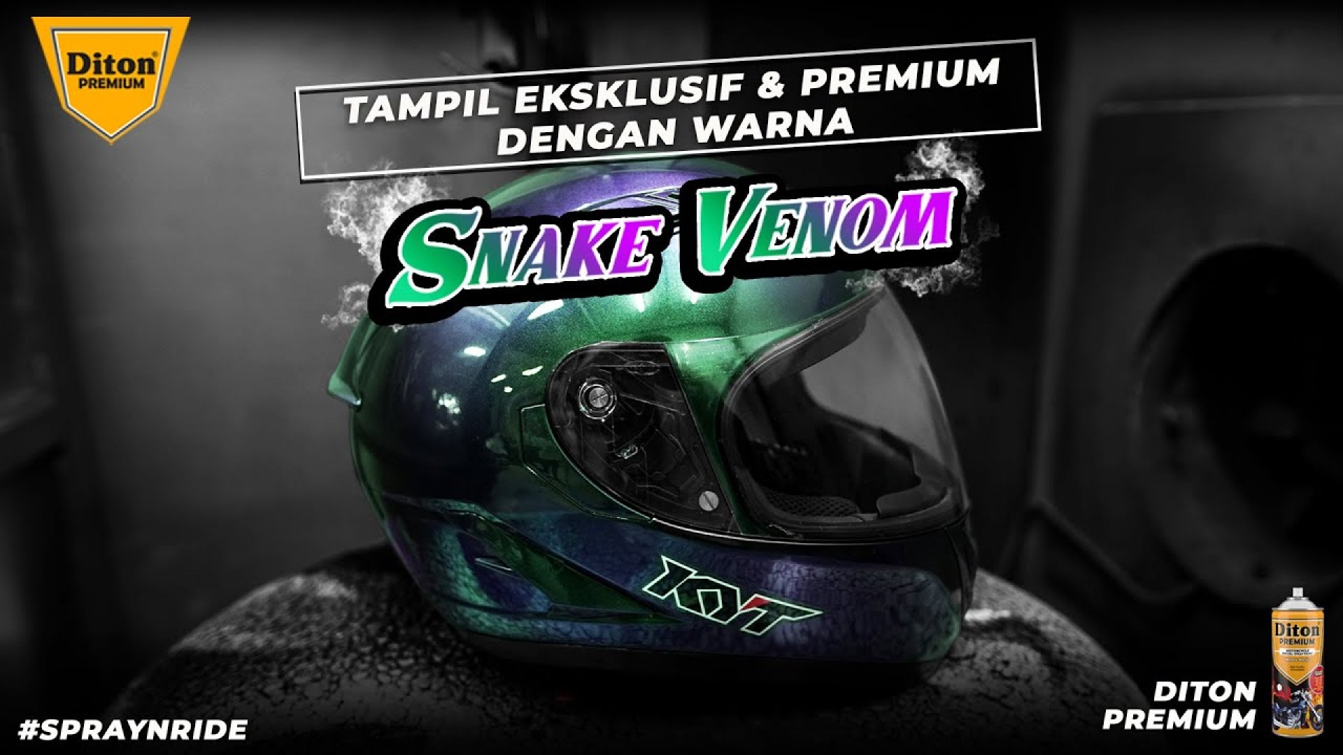 HELM GAHAR DENGAN WARNA SPESIAL SNAKE VENOM HC 9090**** | DITON PREMIUM