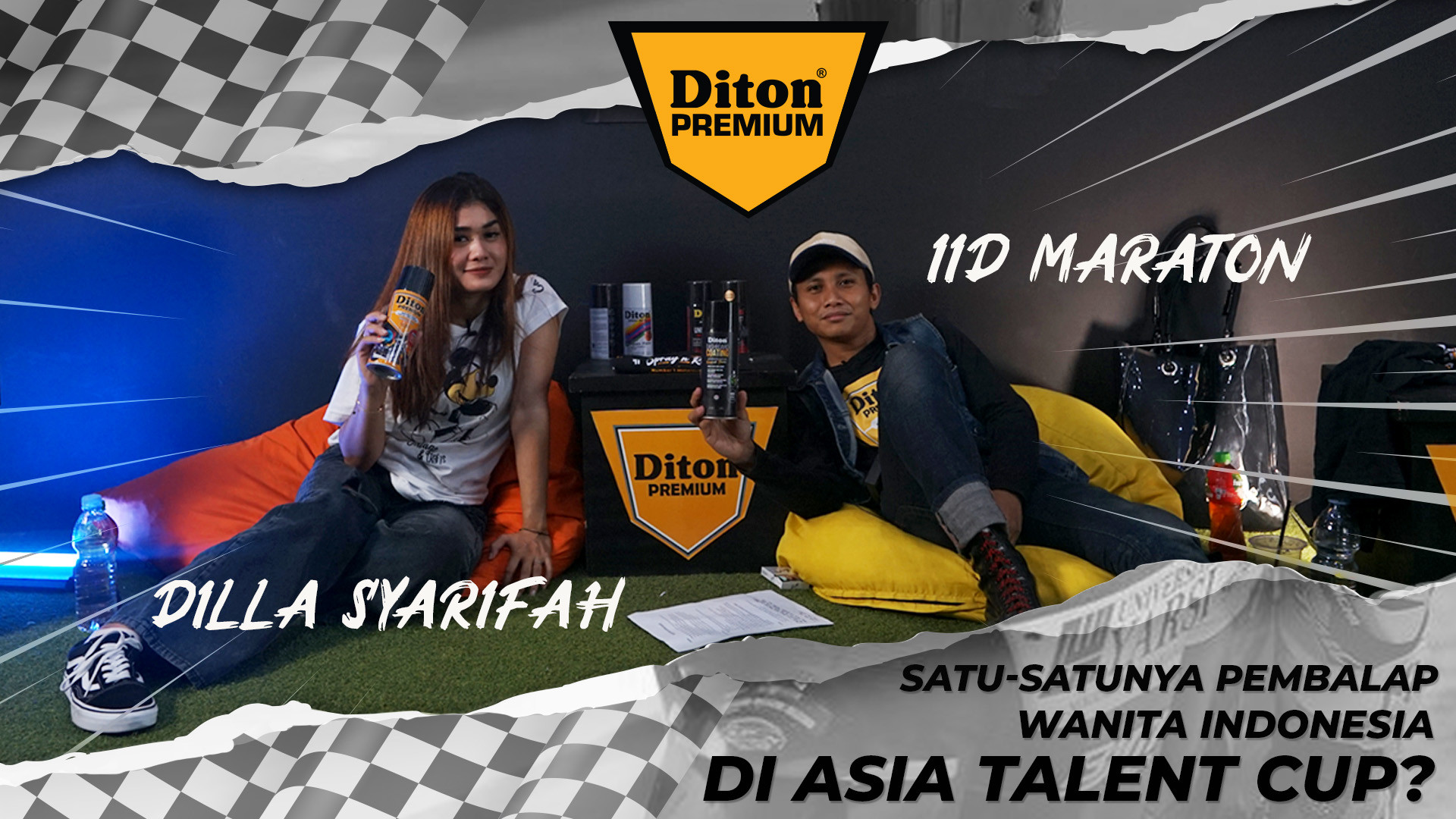 PEMBALAP WANITA SATU-SATUNYA DI ASEAN TALENT!  | IID MARATHON X DILLA SYARIFAH EPS.17