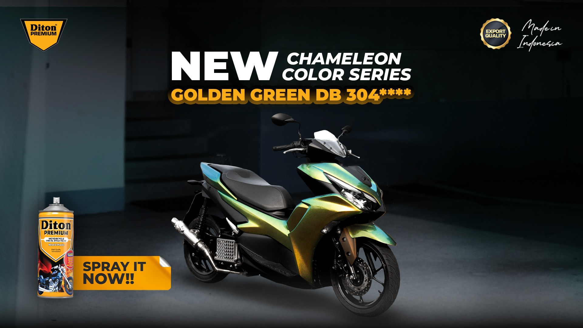 WARNA BUNGLON TERBARU DITON PREMIUM, 🔥GOLDEN GREEN DB 304****🔥